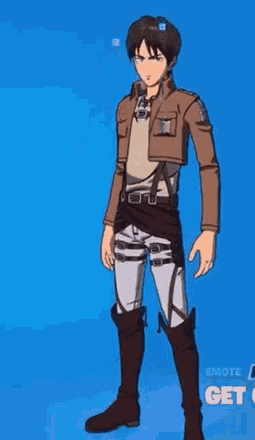 Fortnite Eren Yeager GIF
