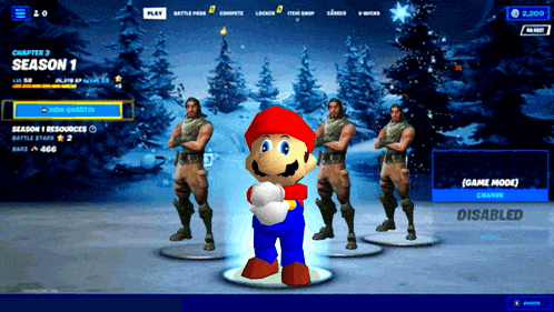 Fortnite Mario Mario In Fortnite GIF