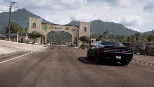 Forza Horizon 5 Dodge Challenger Srt Demon GIF