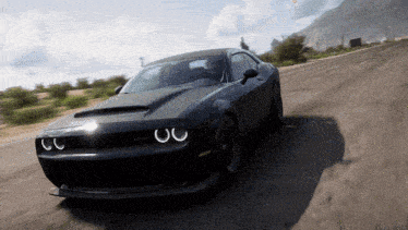 Forza Horizon 5 Dodge Challenger Srt Demon GIF