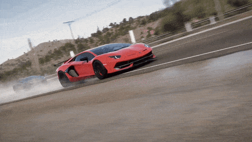 Forza Horizon 5 Lamborghini Aventador Svj GIF