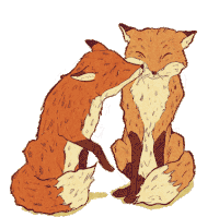 Fox Cute Sticker