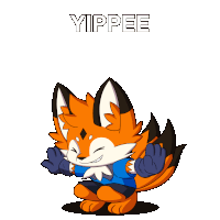 Fox Foxy Sticker