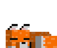 Fox Minecraft Sticker