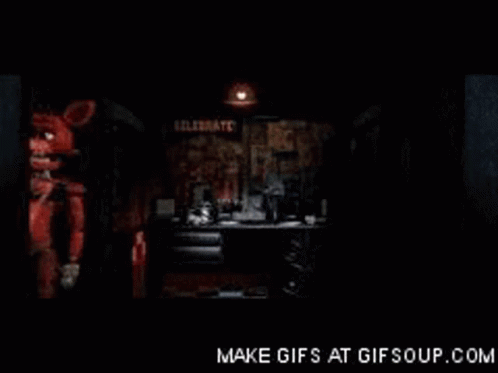 Foxy Fnaf1 GIF. This 498 x 373 animated GIF is part of our phantom freddy jumpscare collection. Related themes include fnaf, jumpscare, scary. Created by…