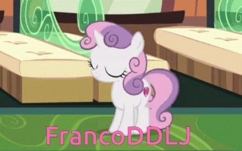 Francoddlj Sweetie Belle GIF. This 498 x 311 animated GIF is part of our sweetie belle collection. Created by FrancoDDLJ. View the original animation, share…
