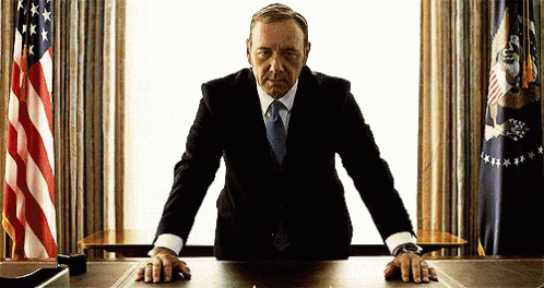 Frank Underwood Knock Knock GIF