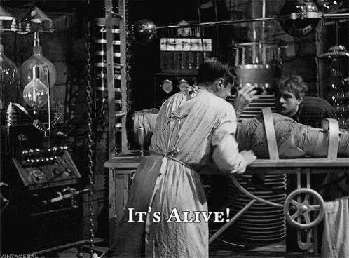 Frankenstein Its Alive GIF