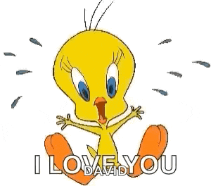 Freak Out Tweety Surprise GIF
