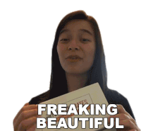 Freaking Beautiful Hannah Fawcett Sticker