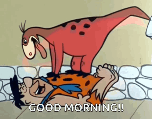 Fred Flintstone Dino GIF