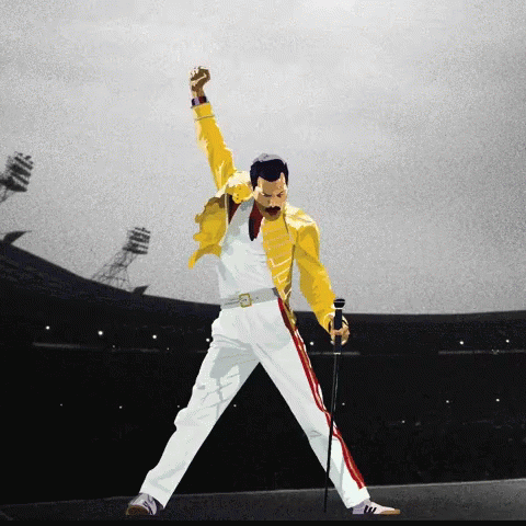 Freddie Mercury Queen GIF