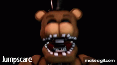 Freddy GIF. This 498 x 280 animated GIF is part of our phantom freddy jumpscare collection. Created by Sonicboom02. View the original animation, share it…