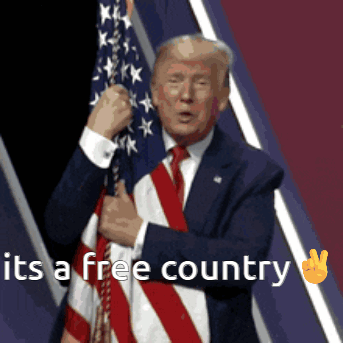 Free Country Donald Trump GIF