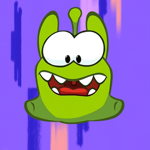 Free Falling Om Nom GIF