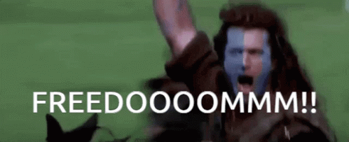 Freedom GIF. This 498 x 203 animated GIF is part of our mel gibson freedom collection. Related themes include freedom. Created by kevywind. View the…