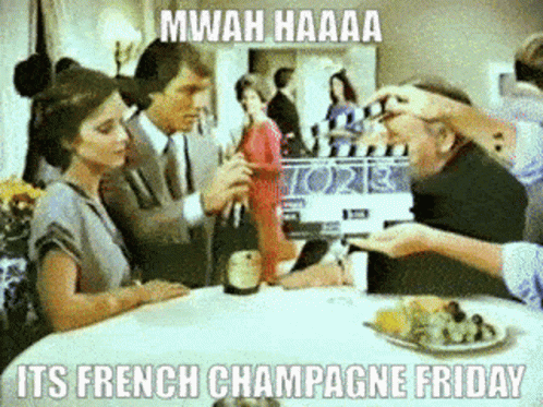 French Champage Friday Orson Welles GIF