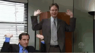 Friday Afternoon GIF. This 320 x 180 animated GIF is part of our its happening the office collection. Related themes include friday, michael scott, the…