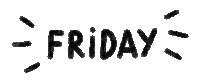 Friday Black Sticker