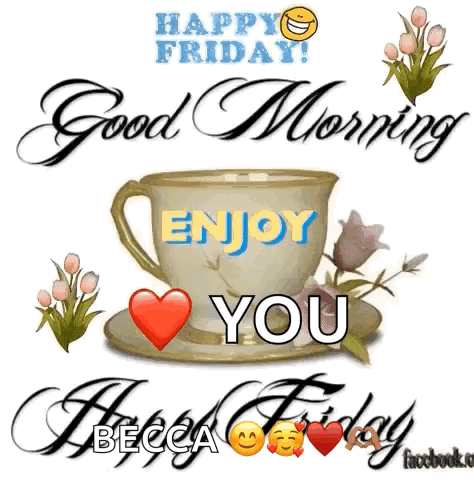 Friday Morning GIF. This 474 x 480 animated GIF is part of our guten morgen freitag collection. Created by AaliyahBaby28. View the original animation, share…