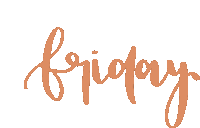 Friday Schriftschoen Sticker