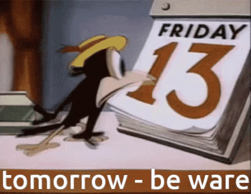 Friday The13tomorrow GIF