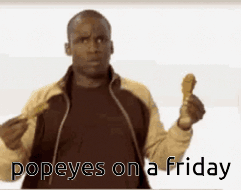 Fried Chicken Friday GIF