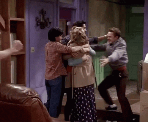 Friends Hug GIF