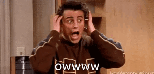 Friends Joey Tribbiani GIF