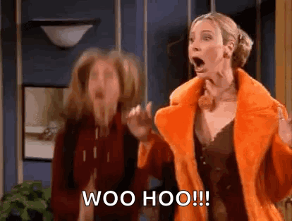 Friends Phoebe GIF. This 414 x 314 animated GIF is part of our woo hoo collection. Related themes include ecstatic, excited, yay. Created by Lynnesota. View…