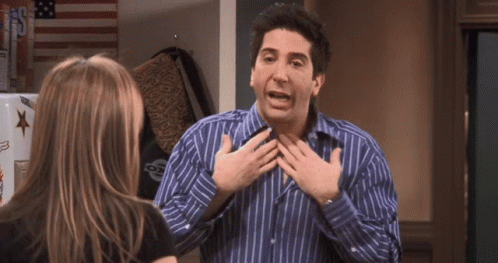 Friends Ross Geller GIF