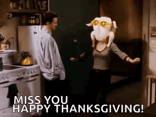 Friends Thanksgiving GIF
