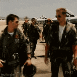 Friends Top Gun Best Friends GIF