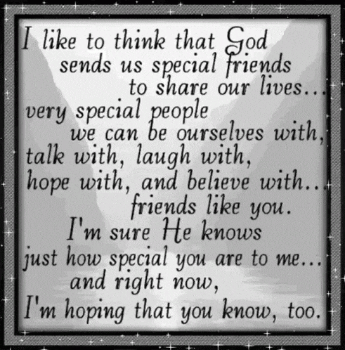 Friendship Quotes Special Friend GIF