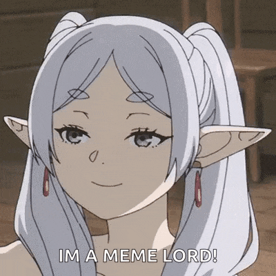 Frieren Smug GIF