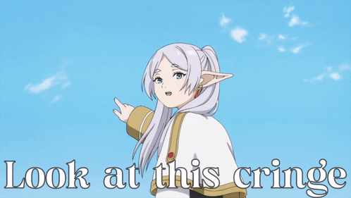 Frieren Sousou No Frieren GIF. This 498 x 281 animated GIF is part of our my watch has ended collection. Related themes include anime, cringe, frieren…
