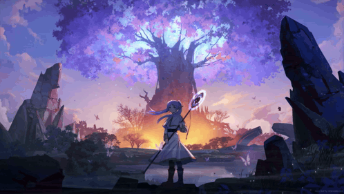 Frieren Tree GIF. This 498 x 281 animated GIF is part of our fondos de pantalla collection. Related themes include frieren, magic. Created by Hambarr. View…