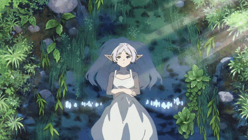 Frieren Water GIF