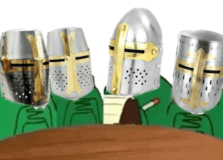 Frog Council Frog Round Table GIF