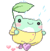 Frog On A Rainy Day Sticker