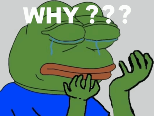 Frog Why GIF. This 498 x 374 animated GIF is part of our pepe frog sad collection. Related themes include frog, meme, why. Created by hz730. View the…