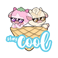 Frootymoo Cute Cow Sticker