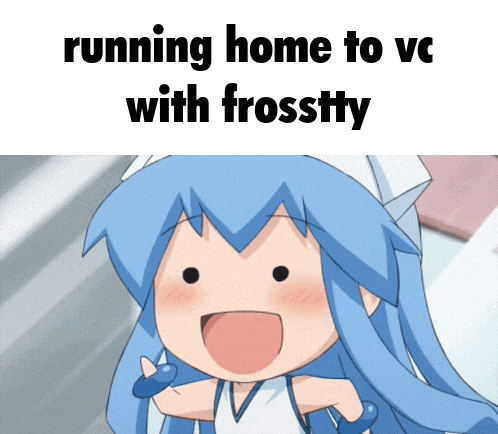 Frossttyless Running Home To Vc With Frosstty GIF