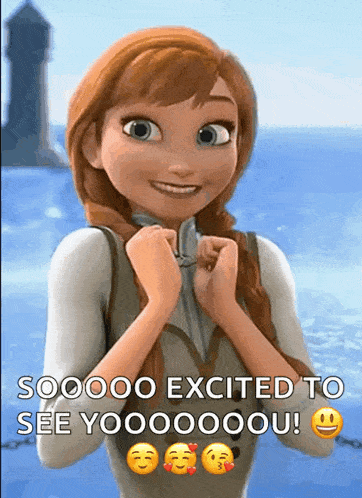 Frozen Excited GIF