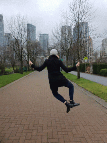 Frozen In Time Jumping For Joy GIF