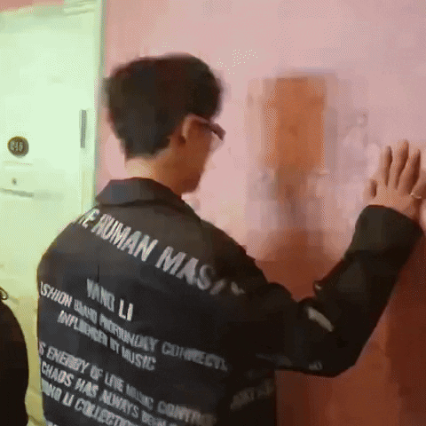 Frustrated Bang Head On The Wall GIF