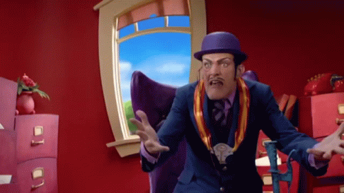 Frustrated Lazytown GIF