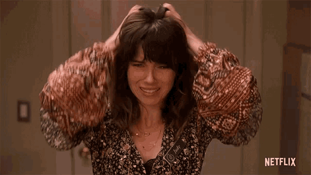 Frustrated Linda Cardellini GIF