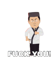 Fuck You Junichi Takiyama Sticker