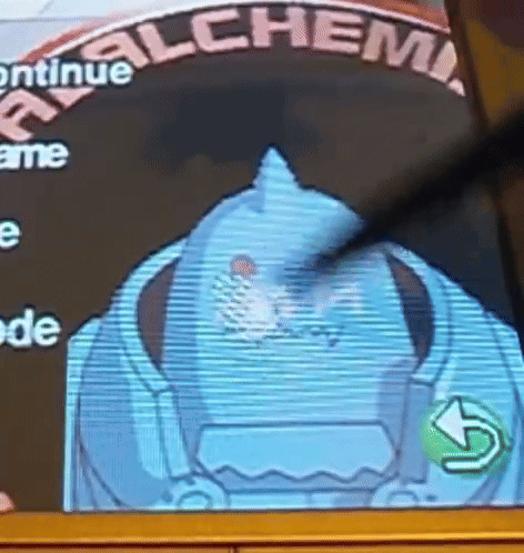 Full Metal Fullmetal Alchemist Ds Nintendo Stylus Rub Care Cute Stop That GIF